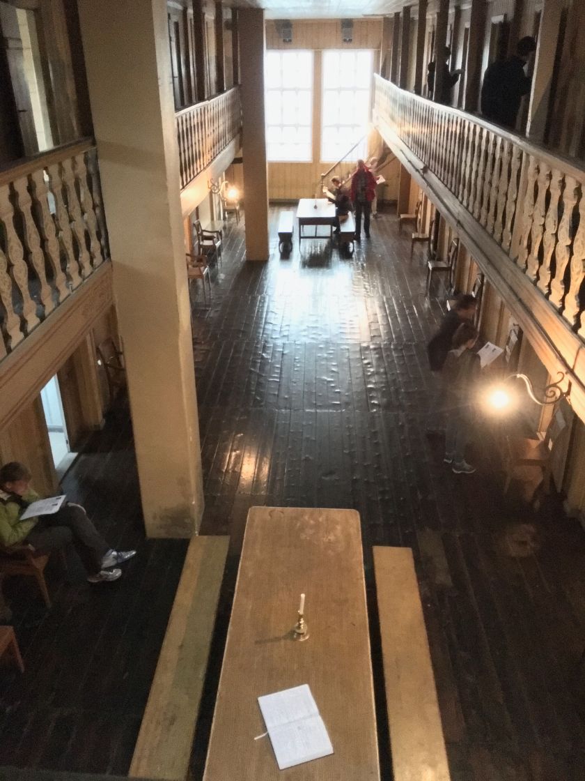 Dark interior of St- George's Hospital. Photo: David Nikel.