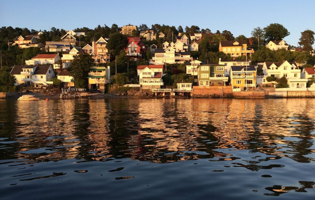 Drøbak from the water