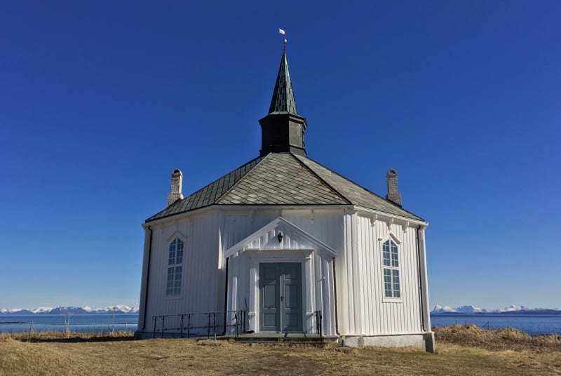 Dverberg Church on Andøya. Photo: David Nikel.