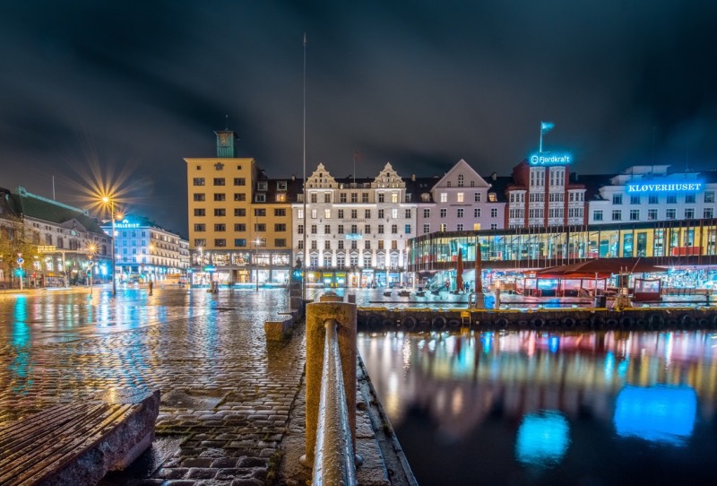 Norway by night: Bergen Fish Market