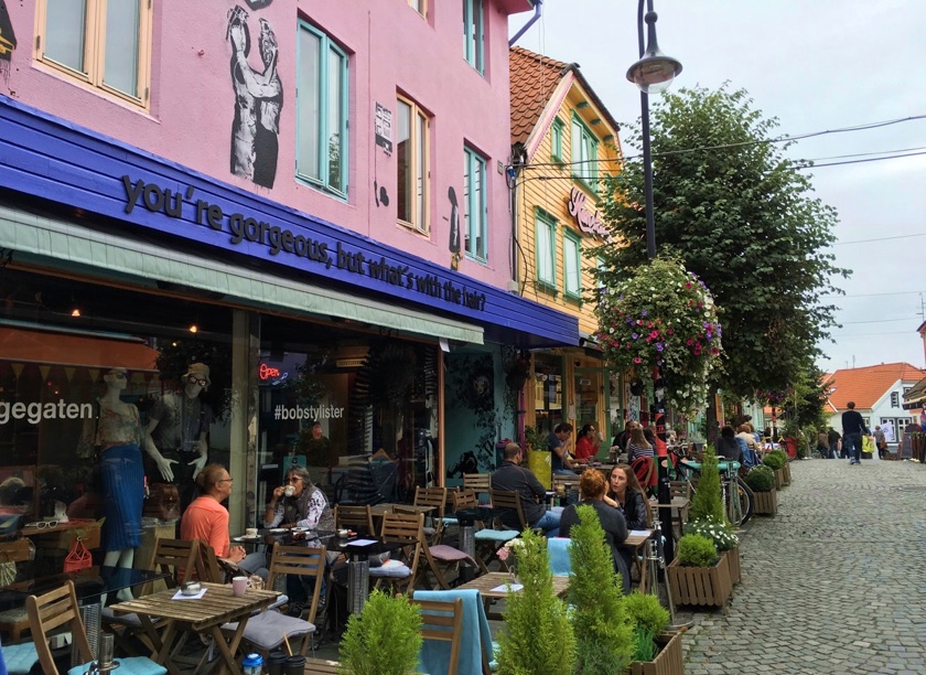 The colour street in Norway