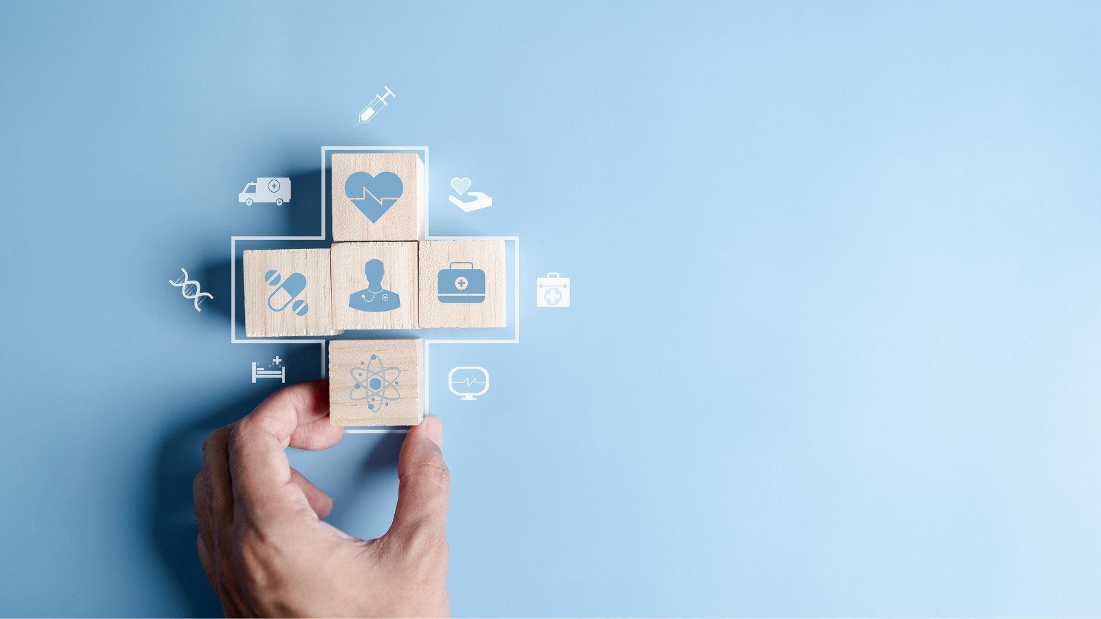 Healthcare in Norway concept image.