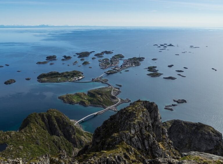 Henningsvær from above