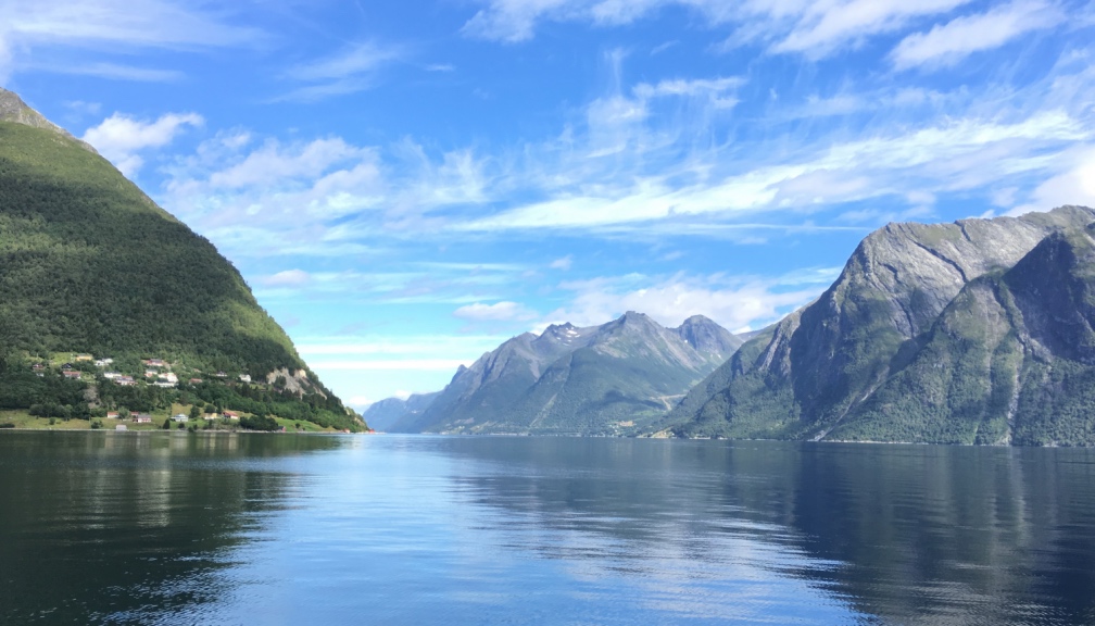 Hjørundfjord in Norway