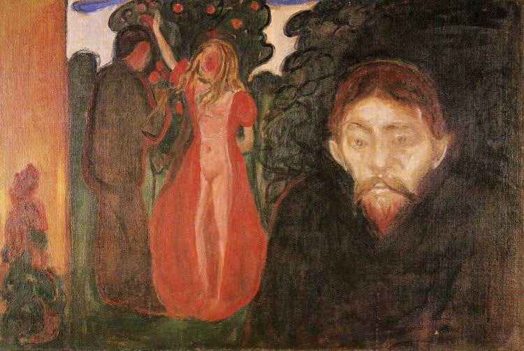 Jealousy by Edvard Munch