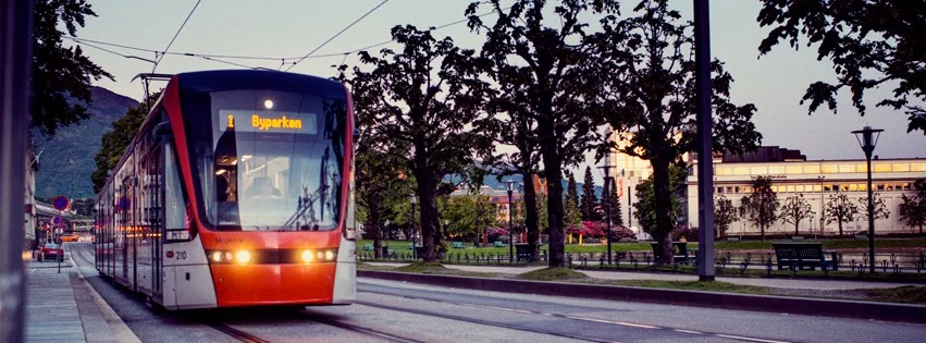 Light rail in Bergen