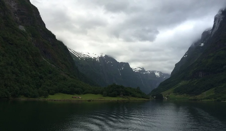 A narrow fjord in Norway