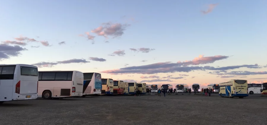 Parking at the North Cape