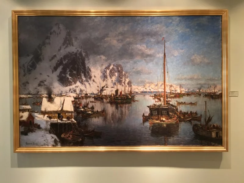 A painting in the Northern Norway Art Museum in Tromsø.