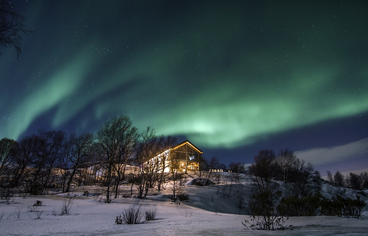 Snow hotel in Norway