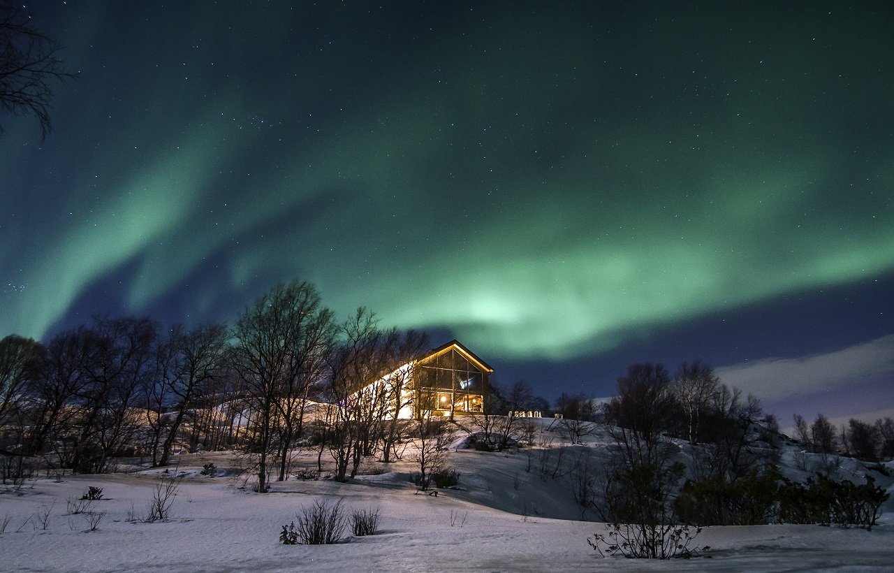 Snow hotel in Norway