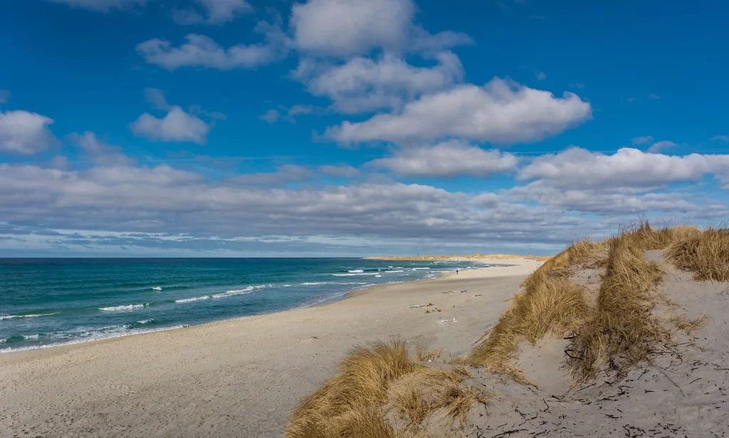 Orrestranda beach in Jæren. Photo: Helge Stikbakke / Statens vegvesen.