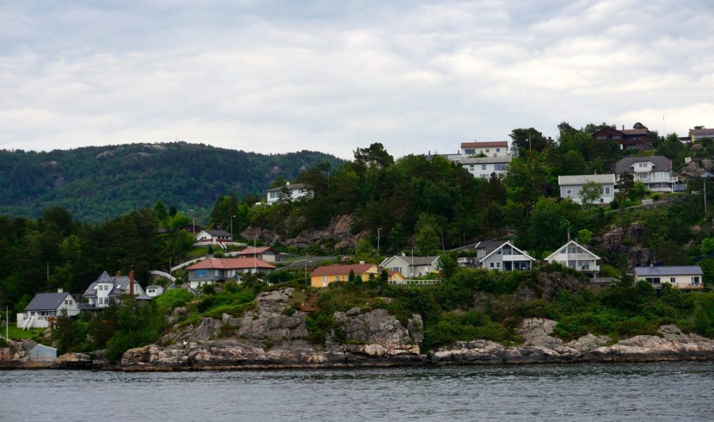 Boat cruise on Osterfjord