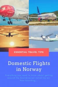 Domestic flights in Norway: How to get around the Scandinavian country quickly.