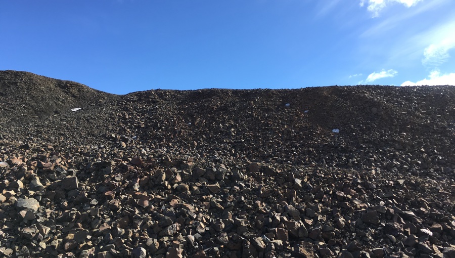 Slag heaps in Røros