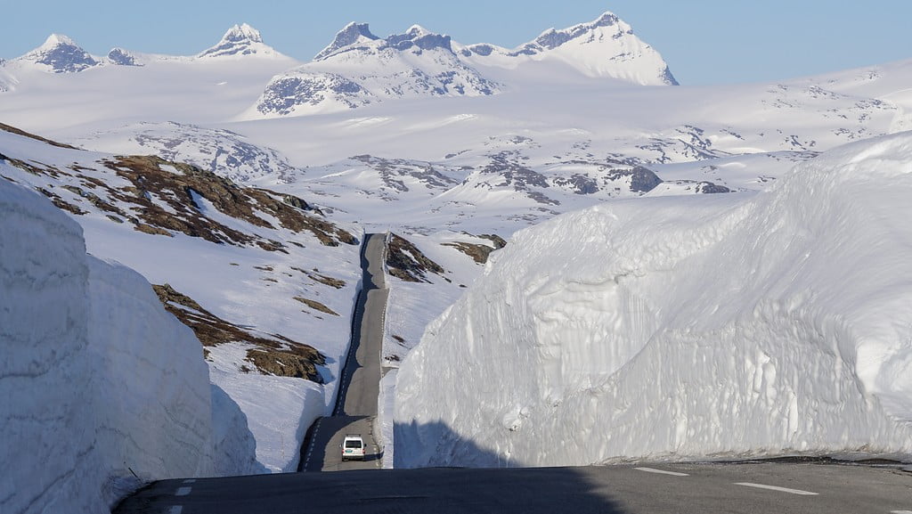 Sognefjellet in the spring