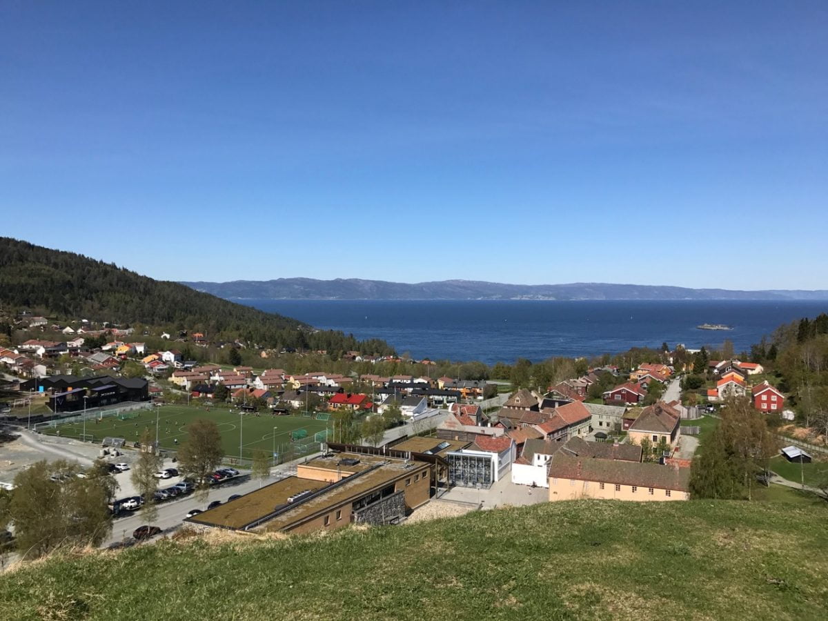 View from atop the castle ruins