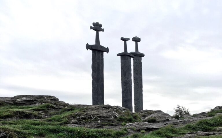Sword sculpture in Stavanger