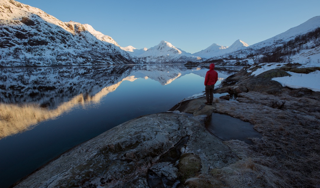 Walking in Lofoten, Norway