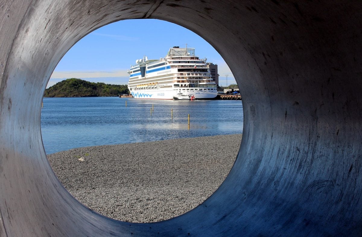 Cruise ship visiting Oslo