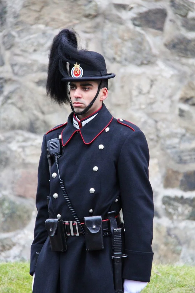Guarding Akershus Fortress