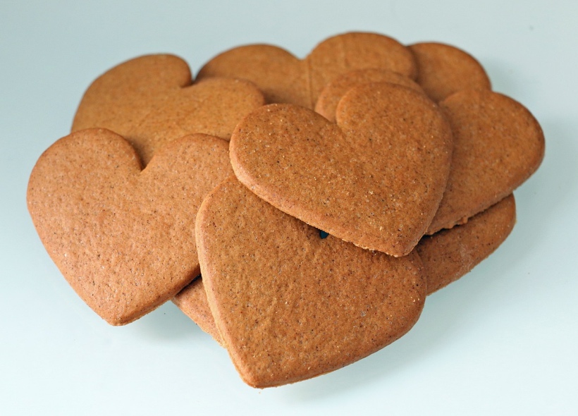 Norwegian gingerbread pepperkaker cookies