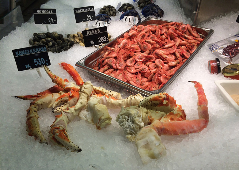 Fish counter at Mathallen