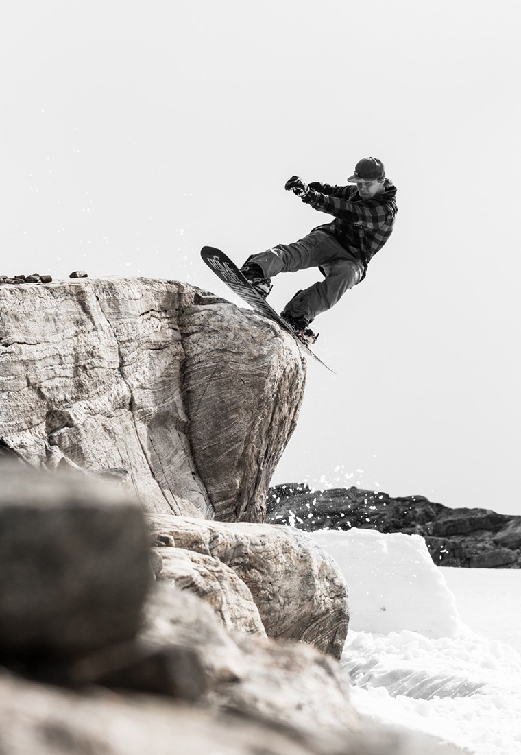 Snowboarding at Folgefonna