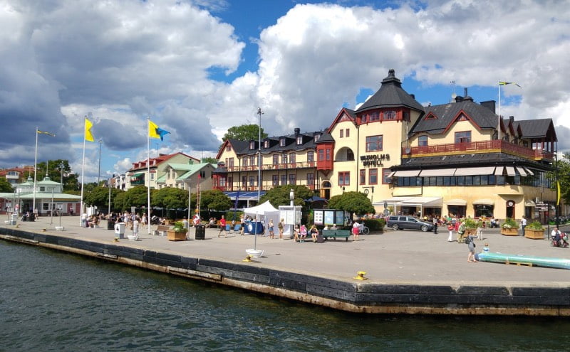 Vaxholm Hotel in Sweden.