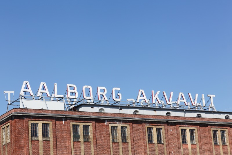 Una fabbrica danese di aquavit ad Aalborg