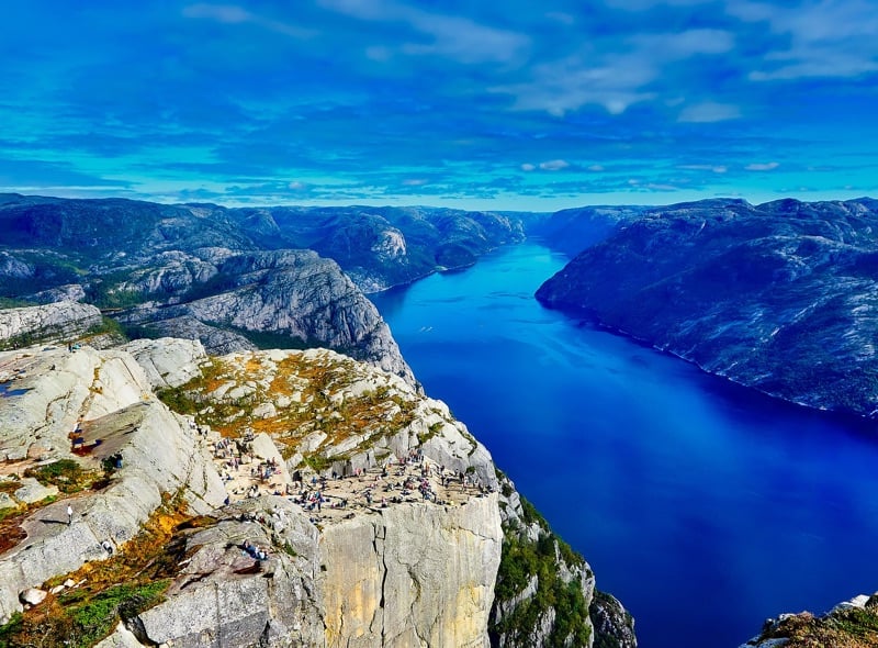 Lysefjord and Pulpit Rock in Norway