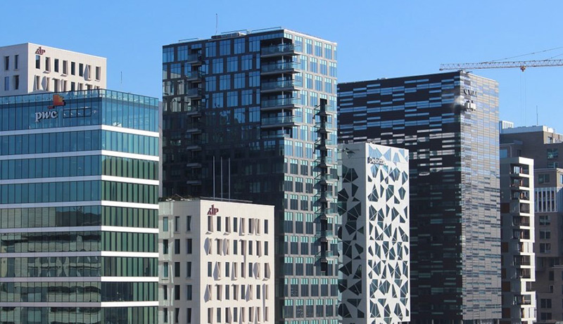 Barcode building in Oslo