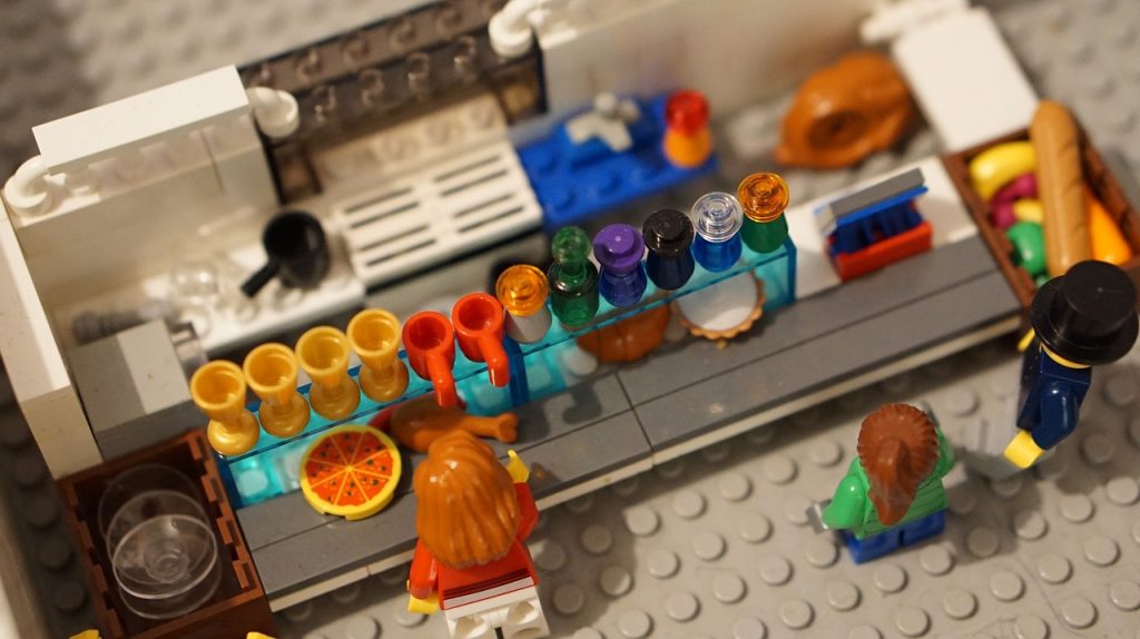 Danish LEGO kitchen