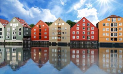 Trondheim in the summertime.