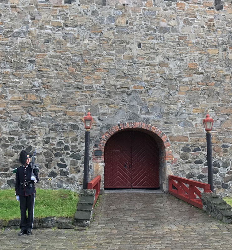 Oslo's Akershus Fortress was used as a prison by Nazi forces