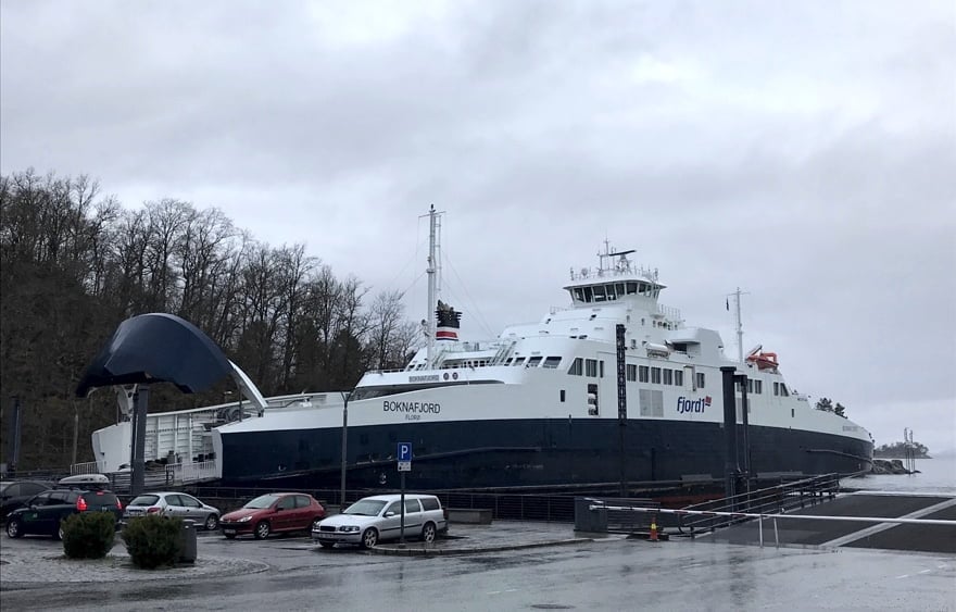 The Boknafjord ferry