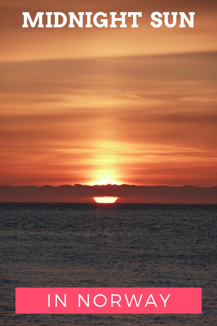 The Midnight sun in northern Norway