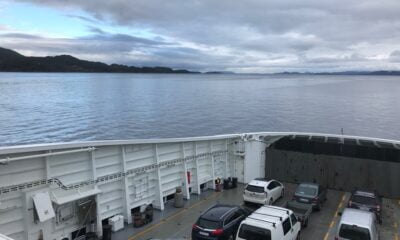 On board the Sandvikvag to Halhjem car ferry