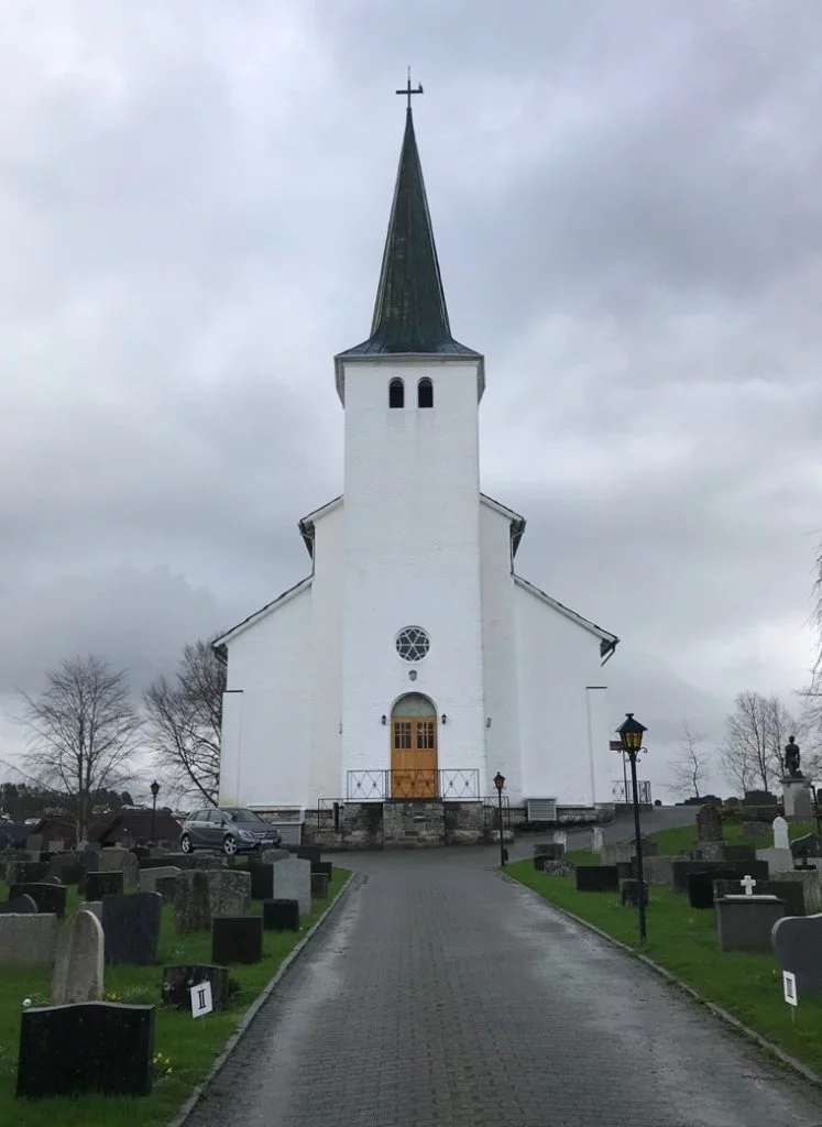 Leirvik Church. Photo: David Nikel.