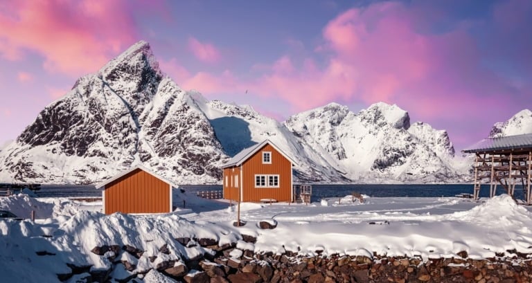 Norway’s Lofoten in the winter