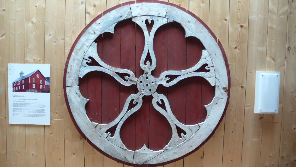The Valdresrosa, the symbol of Valdres.