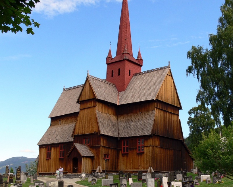 Ringebu church in Oppland, north of Oslo, Norway