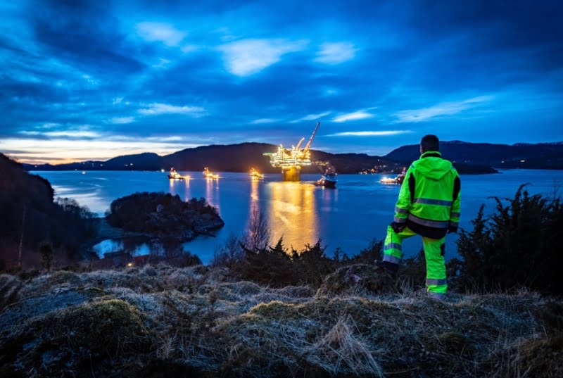 Equinor tow to Aasta Hansteen