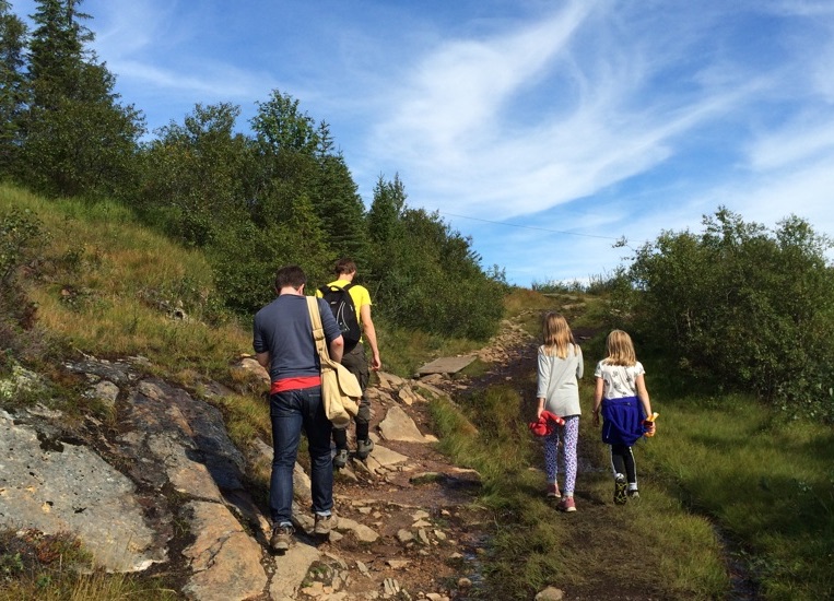 Walking in Bymarka, Trondheim. Photo: David Nikel.