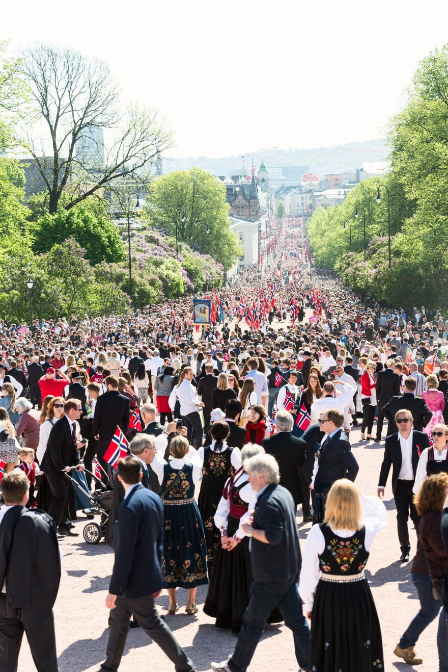 Norway's National Day parade in the capital city Oslo