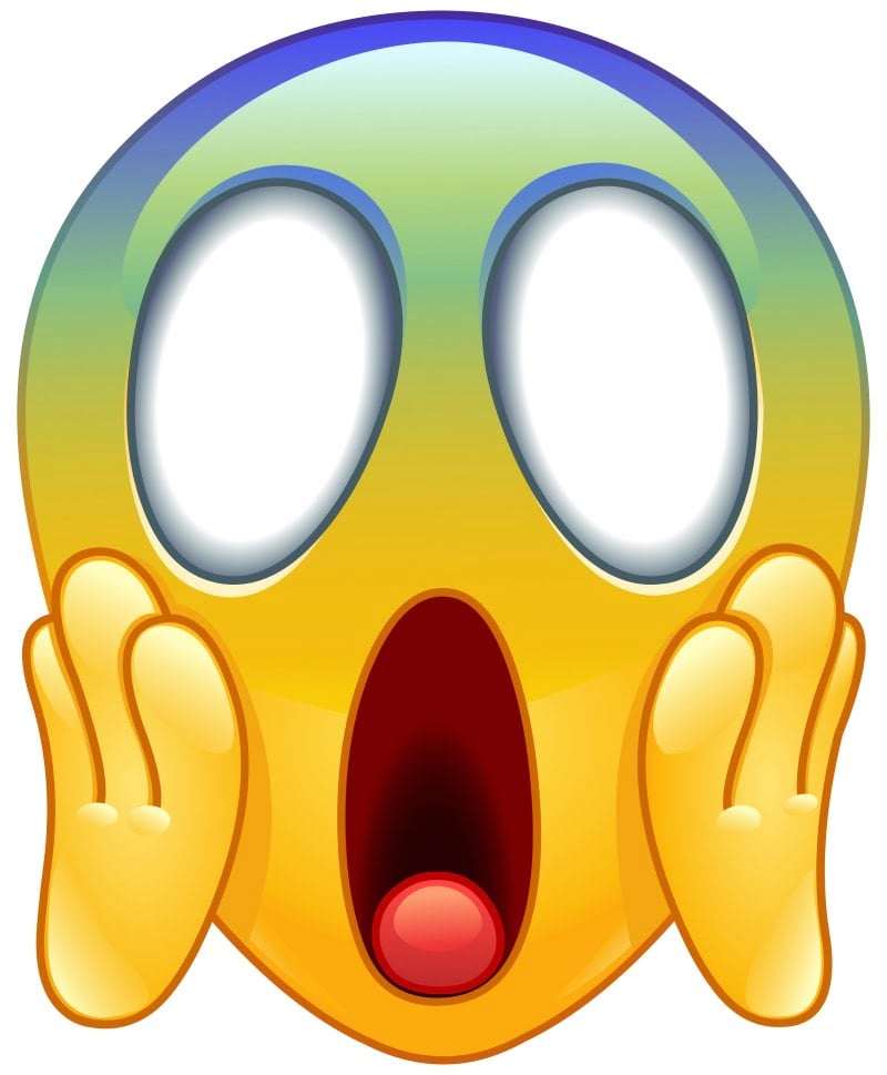 The Scream emoji parody