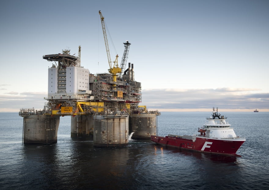 Statoil's Troll B platform