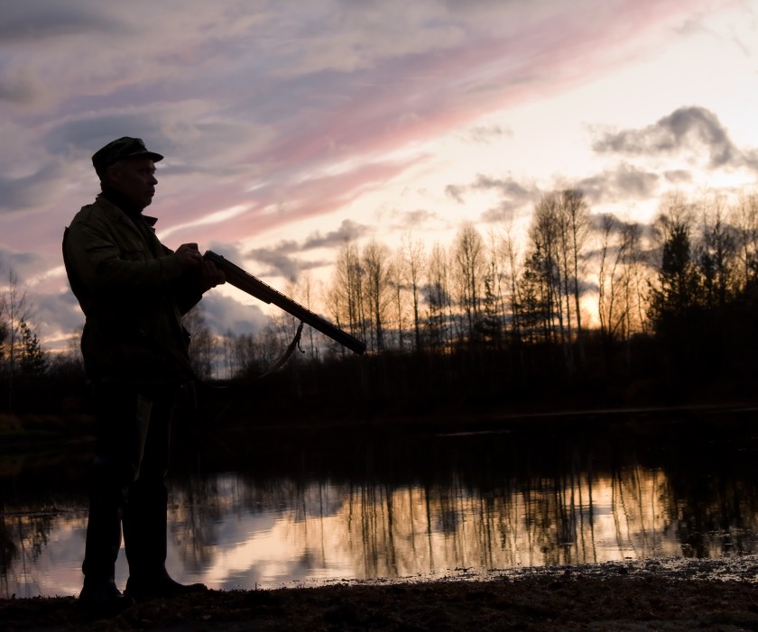 Hunting in the Norwegian countryside