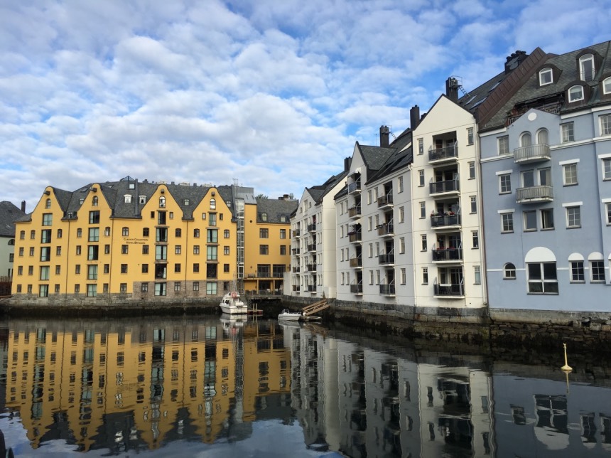 Charming waterfront in Ålesund, Norway. Photo: David Nikel.