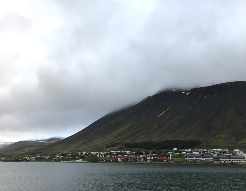 Isafjordur town in Iceland